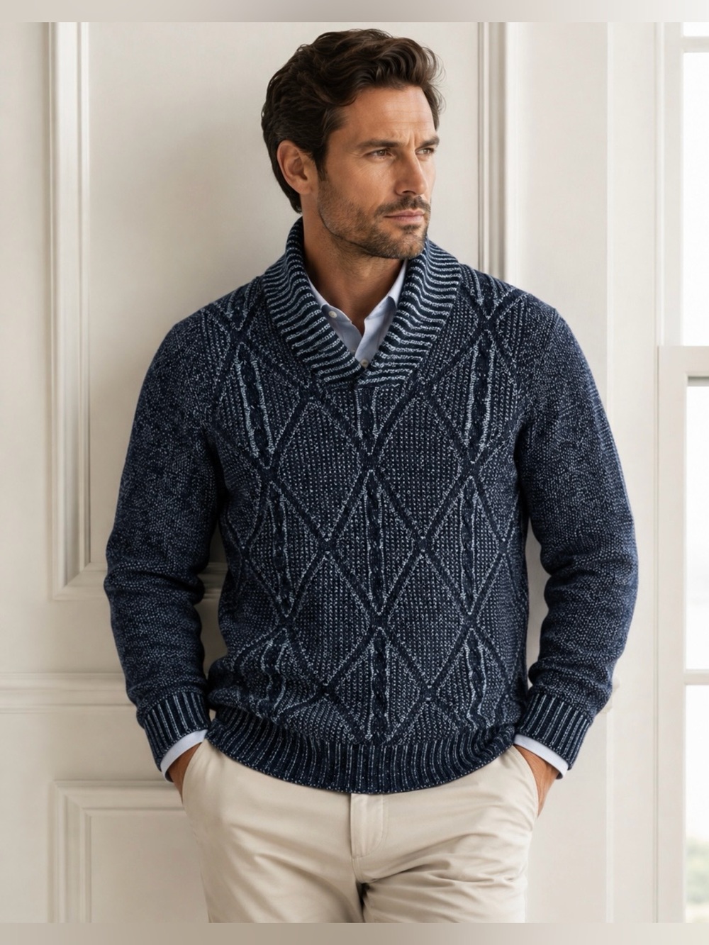 NWT Method Men's Cable Knit Sweater